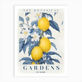 Botanical Gardens Of Rome Art Print