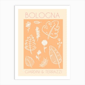 Bologna Flower Market Art Print