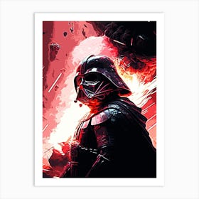 Darth Vader Star Wars movie 11 Art Print