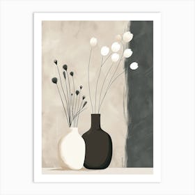 Melodies In Beige Minimalist Style Art Print