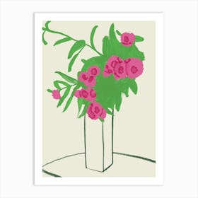 Flowers In A Vase 2 Art Print