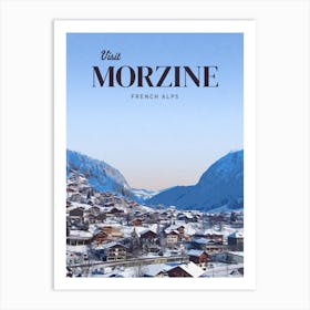 Morzine French Alps Art Print