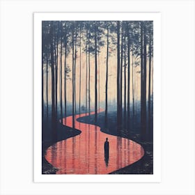 Red Road Art Print