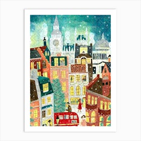 Christmas In London Art Print