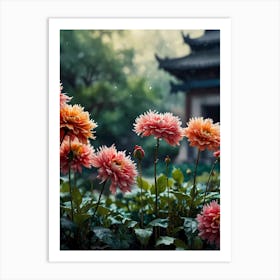 Chinese Flowers 2 Art Print