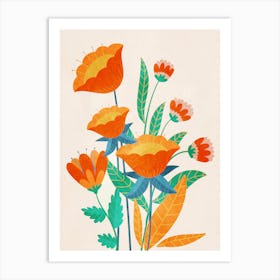 Summer Flowers III Art Print