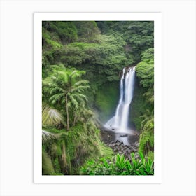 Millaa Millaa Falls, Australia Realistic Photograph (1) Art Print