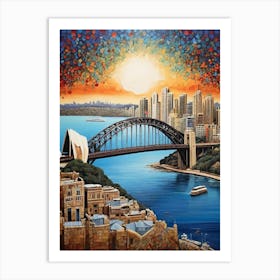 Default In The Heart Of A Vibrantly Bustling Cityscape The Ico 1 Art Print