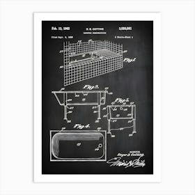 Bathtub Construction Bathtub Patent Print Bath Tub Bath Bathroom Decor Bath Decor Bathroom Wall Art Bathroom Poster Hb5611 Art Print