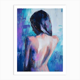 Back View Of A Woman Art Print