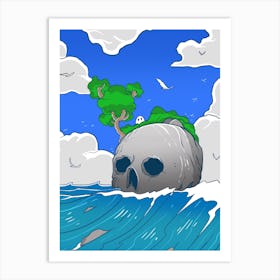Lost Island 1 Art Print