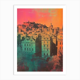 Edinburgh Retro Photo Inspired 3 Art Print