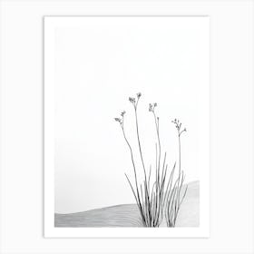 Sand And Grass 2 Art Print