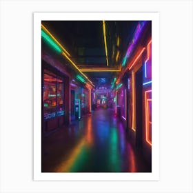 Neon Lights 0 (4) Art Print