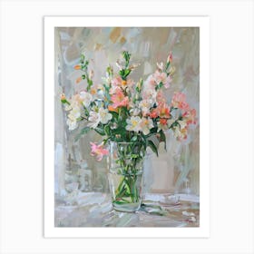 A World Of Flowers Freesia 2 Painting Art Print