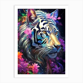 White Tiger 3 Art Print