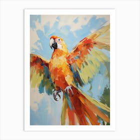 Bird Painting Macaw 3 Art Print