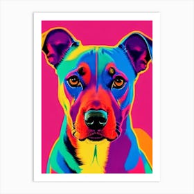 German Pinscher Andy Warhol Style Dog Art Print