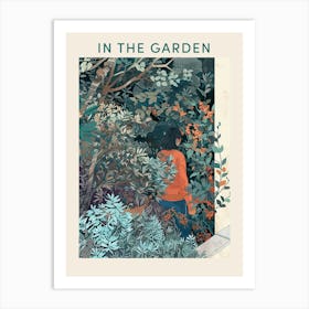 In The Garden Poster Green 12 Art Print