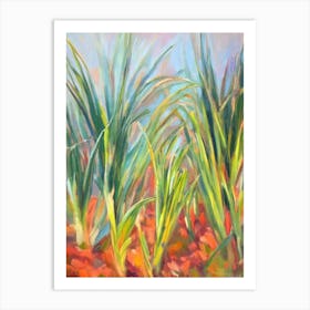 Tillandsia Impressionist Painting Art Print