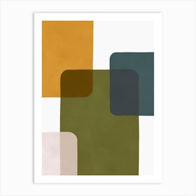 Boho geometry 6 Art Print