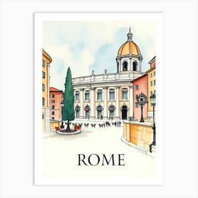 Rome, Italy 1 Art Print