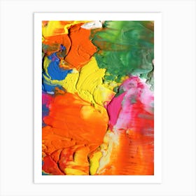 Abstract fullcolor Art Print