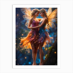 Fairy Couple Art Print