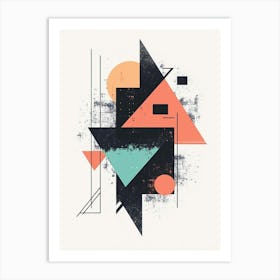 Abstract Geometric Pattern 24 Art Print