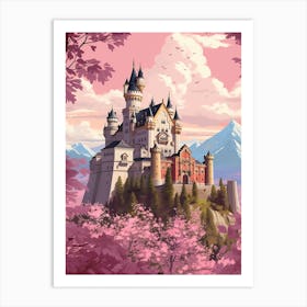 The Neuschwanstein Castle Bavaria Art Print