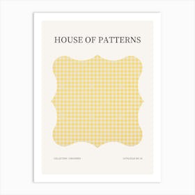 Checkered Pattern Poster 20 Art Print