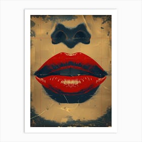 Sexy Lips Art Print