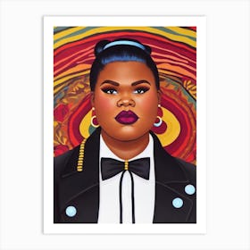 Gabourey Sidibe Illustration Movies Art Print