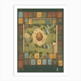 Game Of The Childhood. Art Print