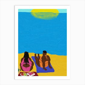 Beach Day Mercy Thokozane Minah 2020 Art Print