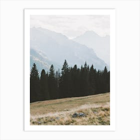 Montana Mountains Art Print