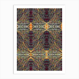 Abstract Pattern By Person Art Print