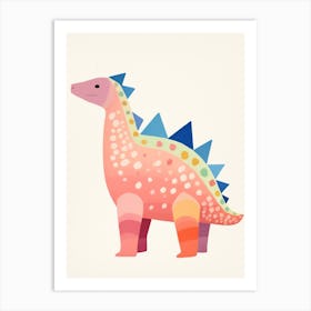 Nursery Dinosaur Art Ankylosaurus 9 Art Print