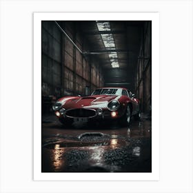 Jaguar E-Type Art Print