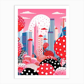Istanbul, Illustration In The Style Of Pop Art 4 Art Print