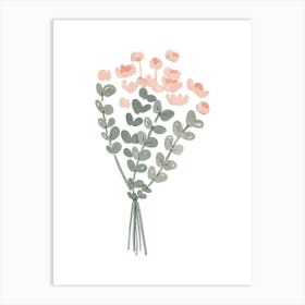 Eucalyptus Bouquet Art Print