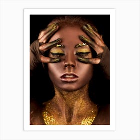 Golden Girl Photo Art Print