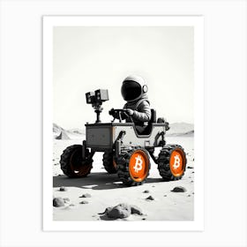 Bitcoin Rover 1 Art Print