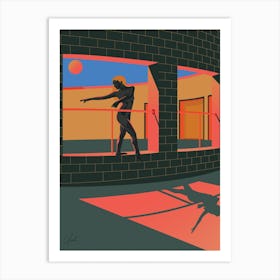 Dancing in the sun, Portraits of a Black Woman Art Print