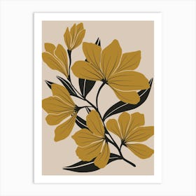 Yellow Flowers Art Print