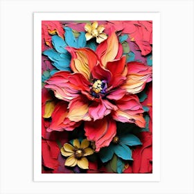 Paper Flower Art Print