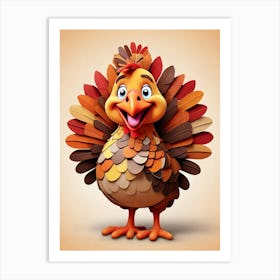 Thanksgiving Turkey 1 Art Print