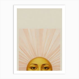 Face Of The Sun Art Print