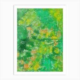 Abstract green #2 Art Print