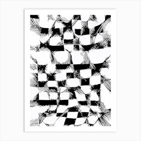 Checkerboard Art Print